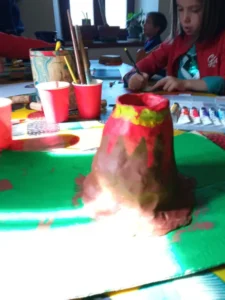 The volcano