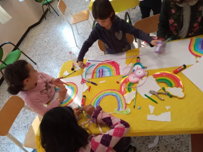 laboratorio creativo magico arcobaleno